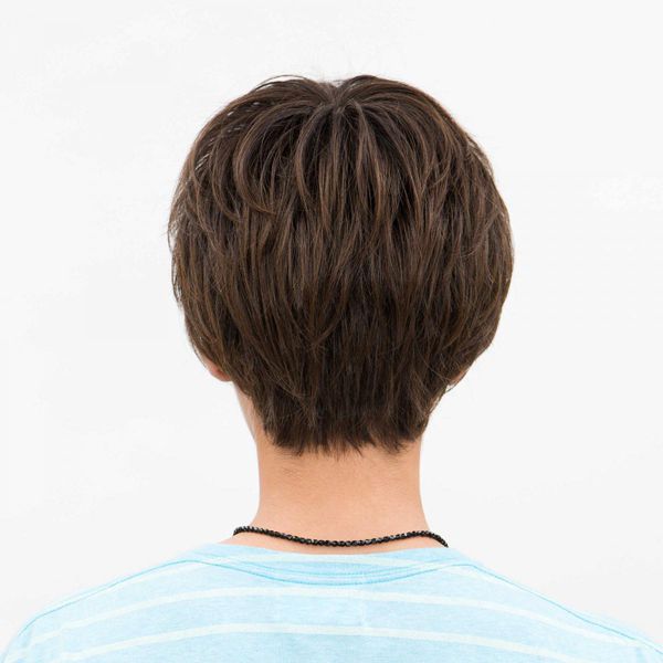 【おまけ付き】ラパンドアール オム 3477 セニングショート(ローライトブラウン) (送料無料) HOMME フルウィッグ コスプレ ウィック ウイッグ メンズ