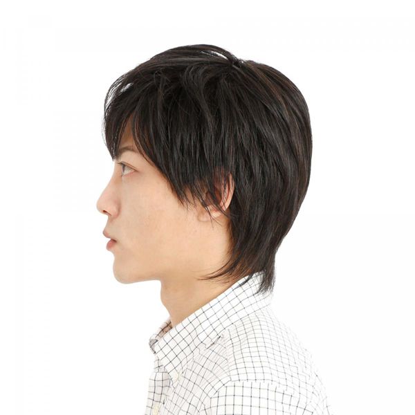 【おまけ付き】ラパンドアール オム 5729 ショートレイヤー(ナチュラルブラック) (送料無料) HOMME フルウィッグ コスプレ ウィック ウイッグ メンズ