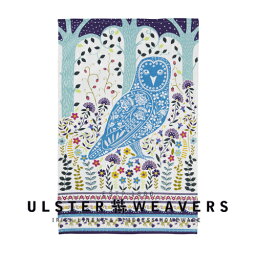 英国直輸入☆ フクロウのコットンティータオル【Woodland Owl】by ULSTER WEAVERS