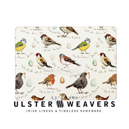 英国直輸入☆ 小鳥のプレイスマットby ULSTER WEAVERS