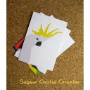 ポストカード キバタンAAUS直輸入☆Australian Bird Graphic Card 【インコ・鳥・雑貨・グッズ】