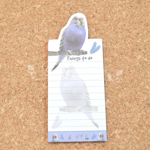 USA直輸入☆セキセイインコのマグネット付きメモパッド 〜Magnetic Memopad【インコ・鳥・雑貨・グッズ】