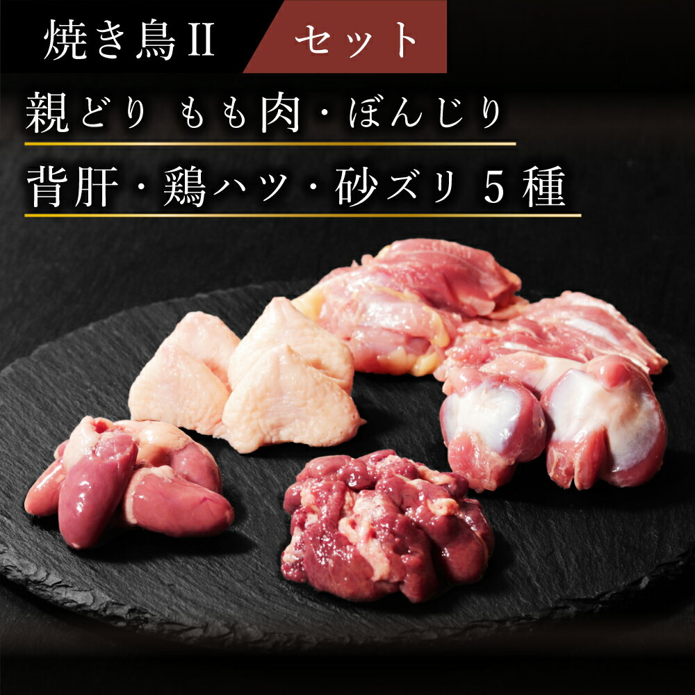 通の 焼き鳥 セット 焼鳥 国産 鶏肉 親どりもも肉 ぼんじり ハツ ズリ 背肝 (0.26/0.3/0.3/0.3/0.15)