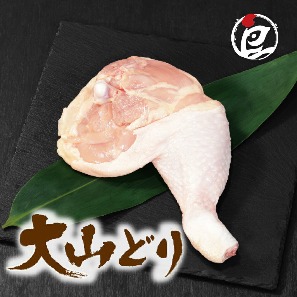 鳥取県産 大山どり 骨付きもも肉 1本 300g -10本 3.0kg 加工選択可 チルド ブランド鶏 国産 鶏肉 真空パック ぶつ切り 水炊き 唐揚げ お鍋 コンフィ ローストチキン ギフト 小分け 冷蔵 銘柄鶏…