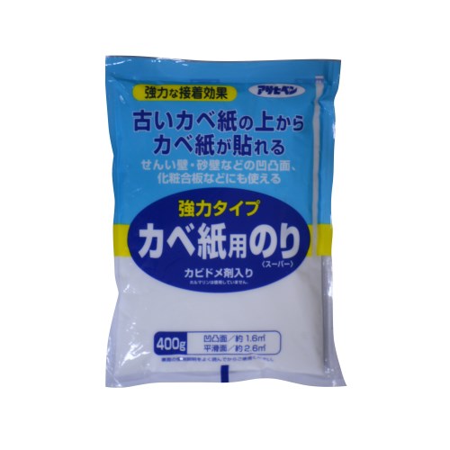 カベ紙用のり 強力タイプ 400g