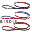 犬 大型犬 リード 大型犬用布製リード 日本製 おしゃれ スターデニムリード sizeL ナスカン 外れにくい【birdie/バーディ】