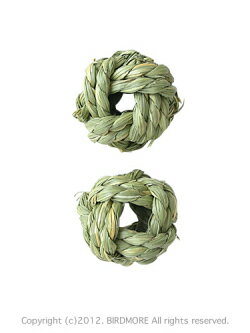 かじりーず ボールM・2個入 9992324 ( BIRDMORE バードモア 鳥用品 鳥グッズ 鳥 インコ オウム 文鳥 フィンチ おもちゃ いぐさ 自然 自...