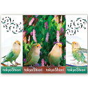 tokyoShiori 四連栞 コザクラインコ グッズ 245A0219 ネコポス 対応可能 ( BIRDMORE バードモア CRAFT GARDEN 鳥用...