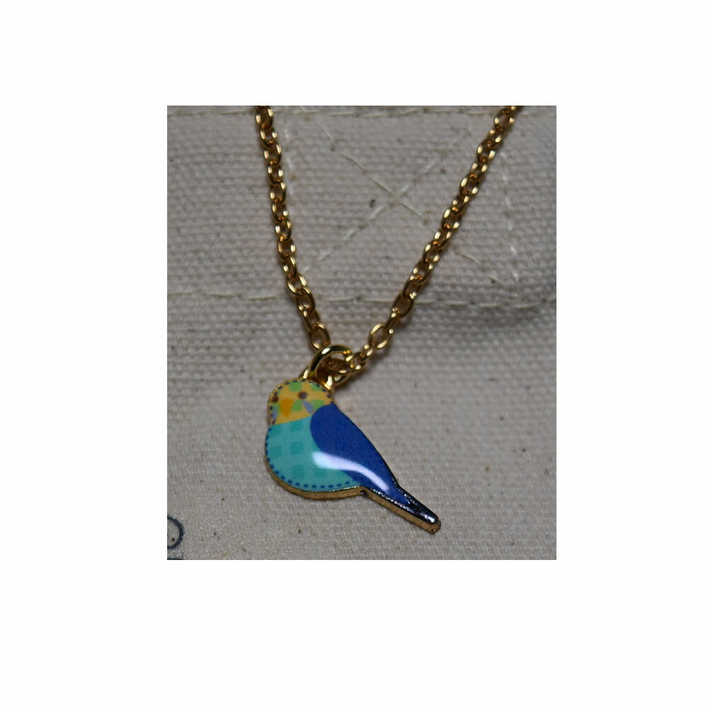 鳥乃都 / ★キャンバスランチバッグ・セキセイインコハルクイン / 077A0346　( BIRDMORE バードモア CRAFT GARDEN 鳥用品 鳥グッズ 雑貨 グッズ 鳥 とり トリ インコ プレゼント )