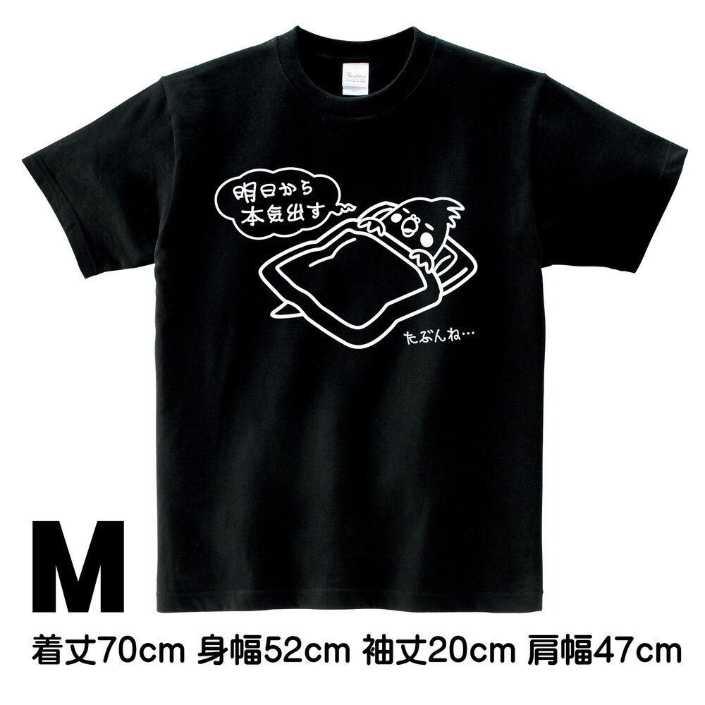 ロワテオ Tシャツ・黒 明日 メンズM オカメインコ 237A0254 ( BIRDMORE バードモア CRAFT GARDEN 鳥用品 プレゼント )