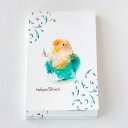 tokyoshiori メモパッドミニ図柄入りA コザクラインコ 245A0279 ネコポス 対応可能 BIRDMORE バードモア CRAFT GARDEN ...