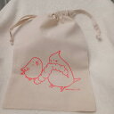 momo chi ★巾着　オカメ　セキセイ 078A0290　ネコポス 対応可能 BIRDMORE バードモア CRAFT GARDEN 鳥用品 鳥グッズ 雑貨