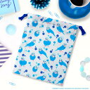 TOMO YAMASHITA DESIGN STUDIO. 花とセキセイインコ(白)巾着袋 195A0482 ネコポス対応可能 BIRDMORE バードモア CRAFT GARDEN 鳥用品 鳥グッズ 鳥 とり トリ