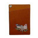 文鳥 2 あいうえ堂 パスケース ネコポス対応可能 BIRDMORE バードモア 鳥用品 鳥グッズ 鳥 とり トリ カード ブンチョウ