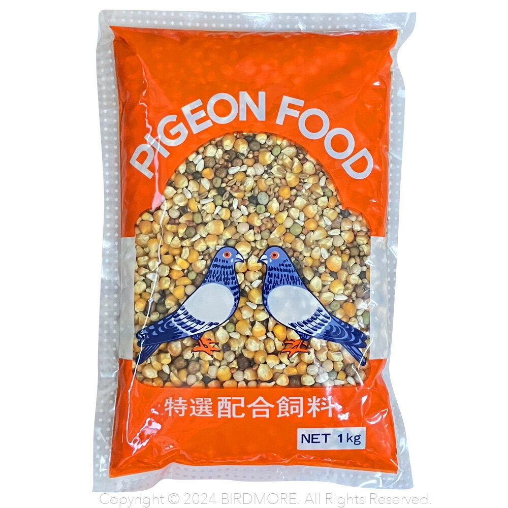 ハチマルペット商会 ハトのえさ　1kg 9990811 PIGEON FOOD 鳥 とり トリ 餌 えさ エサ フード ごはん 鳩 とうもろこし トウモロコシ 粒 ペット 小動物 餌 エサ 鳥のえさ ハトの餌 ハトのえさ 鳩の餌 はとのえさ 鳩のごはん BIRDMORE　バードモア