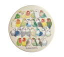 コザクラインコ aoamo 缶ミラー ネコポス対応可能 BIRDMORE バードモア
