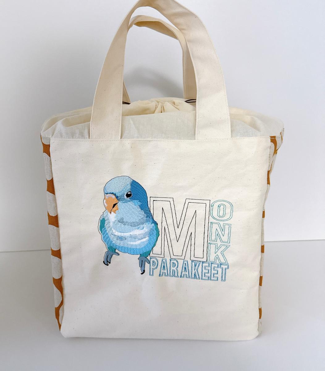 まめこたまめこ。 キャリーバック・Lサイズ・オキナインコ 272A0498 BIRDMORE バードモア CRAFT GARDEN