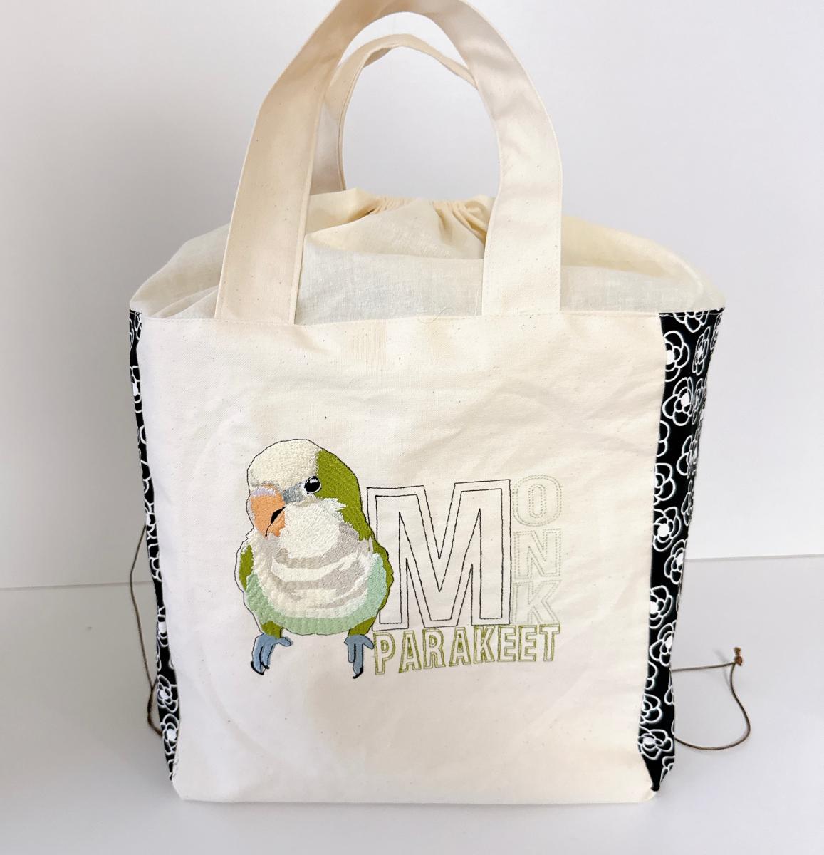 まめこたまめこ。 キャリーバック・Lサイズ・オキナインコ 272A0499 BIRDMORE バードモア CRAFT GARDEN