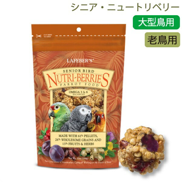 Rakuten - ラフィーバ シニアバード ニュートリベリーズ パロット 284g BIRDMORE　バードモア