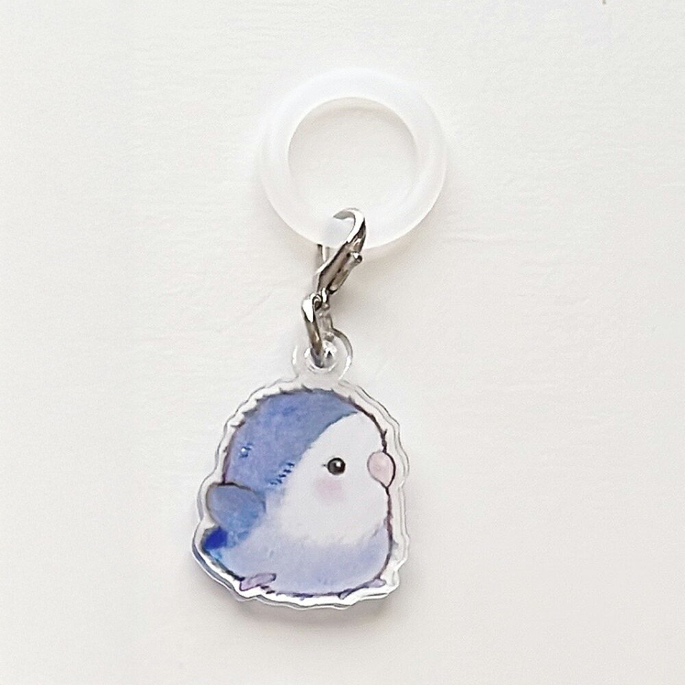 Rakuten - aoamo まんまるコザクラ アンブレラマーカー コザクラインコ バイオレット　ネコポス 対応可能 BIRDMORE バードモア