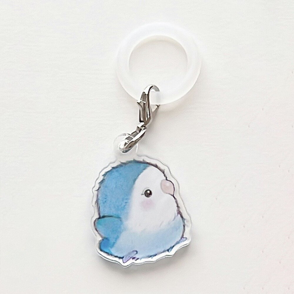 Rakuten - aoamo まんまるコザクラ アンブレラマーカー コザクラインコ コバルト　ネコポス 対応可能 BIRDMORE バードモア
