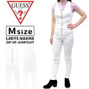 ゲス レディース オールインワン GUESS W62D01D1XU0 MAXINE ZIP UP JUMPSUIT | ジップアップ ジャンプスーツ スリム ストレッチ 伸縮 大人 オトナ ブランド げす 海外 お洒落 ホワイト 白 カッコイイ おしゃれ 春 夏 秋 冬 無地 シンプル 上品 かわいい ジーンズ ジーパン その1