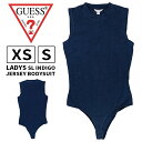 ゲス レディース トップス カジュアル GUESS W63P2HK5DA1 ノースリーブボディスーツ SL INDIGO JERSEY |