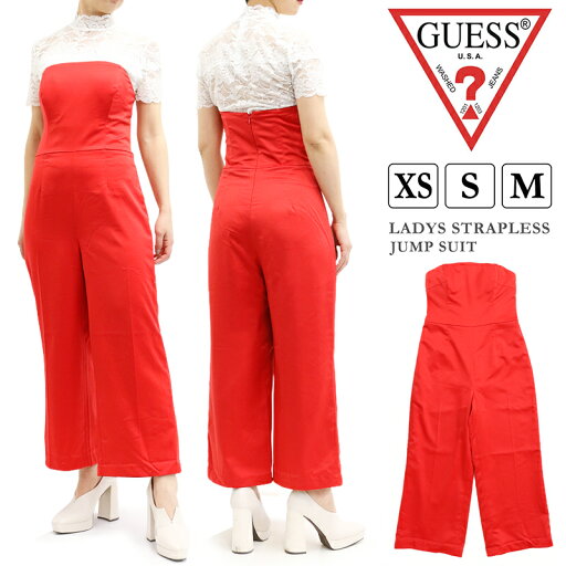 ゲス レディース オールインワン カジュアル GUESS W64B52W82C0 ジャンプスーツ STRAPLESS | ゲス レディース オールインワン カジュアル GUESS W64B52W82C0 ジャンプスーツ STRAPLESS |