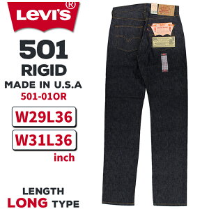 N | 【デッドストック】 リーバイス メンズ ボトムス カジュアル LEVIS 1990年代リリース 501 501-01OR オリジナルレギュラーストレート デニムジーンズ L36 リジッド | 米国製 コーンミルズ社製 14オンス シュリンクトゥフィット