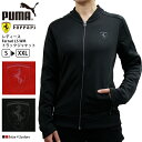 プーマ レディース トップス PUMA 570174 Ferrari LS WM トラックジャケット | 春 秋 冬 ブランド スポーツ スポーツウェア 観戦 ウエア 長袖 ブラック 上品 シンプル 無地 ワッペン ロゴ フェラーリ スポーツカー モータースポーツ モーター レーシング 黒 赤 ブラック その1