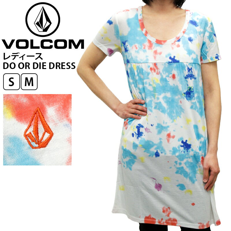 ボルコム レディース トップス カジュアル VOLCOM B13211JA 半袖Uネック シャツワンピース DO OR DIE DRESS |