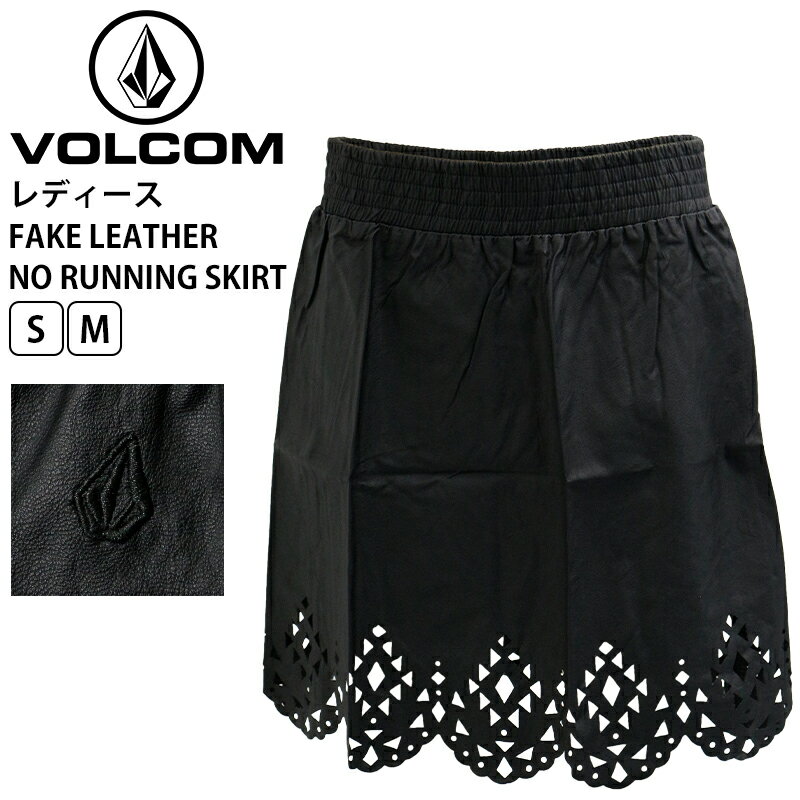 Rakuten - ボルコム レディース ボトムス カジュアル VOLCOM B1431404 フェイクレザースカート NO RUNNIG |