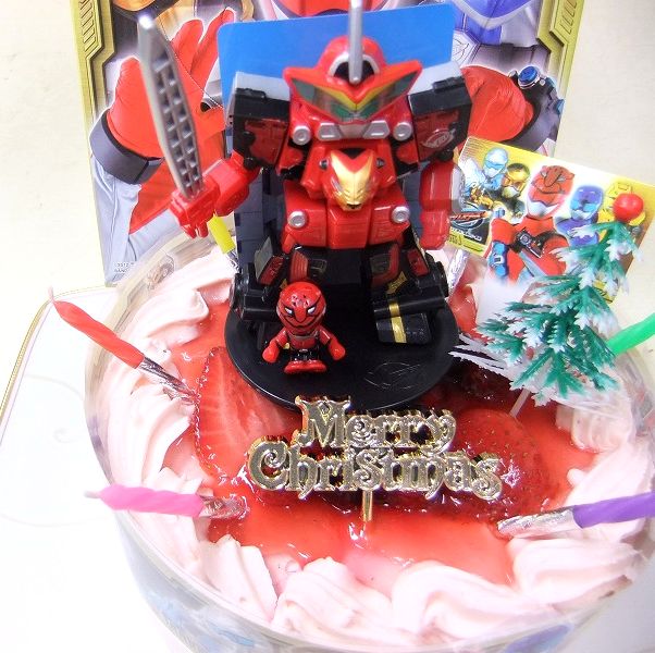 キャラデコクリスマス旧作：2012特命戦隊ゴーバスターズ クリスマスケーキ 4種類のケーキからお選び ...