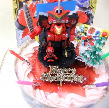 キャラデコクリスマス旧作：2012特命戦隊ゴーバスターズ クリスマスケーキ 4種類のケーキからお選びください