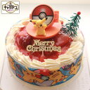 クリスマスオーナメント/ツリー・ポケットモンスター2019・生クリーム苺ケーキ・キャラデコお祝いケーキ・クリスマスケーキ