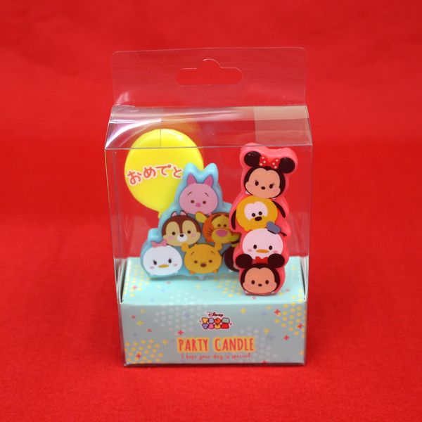 乐天商城 - ディズニーツムツム　キャンドル（ ケーキ と同梱包でキャンドルの送料は無料）　バースデー ケーキ と一緒にお届けいたします。カメヤマキャンドル　ローソク　お誕生日　バースデー　キャラクター