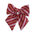 ハロウィン コスプレ TE-15SSリボン 3本線ストライプ エンジ ■ かわいい 可愛い 制服 学生服 女子高生 高校生 学校 通学 小物 コスチューム 衣装 仮装 コーデ パーティー 結婚式 二次会 忘年会 宴会 余興 出し物 学園祭 お祭り 文化祭 演劇 歓迎会 イベント