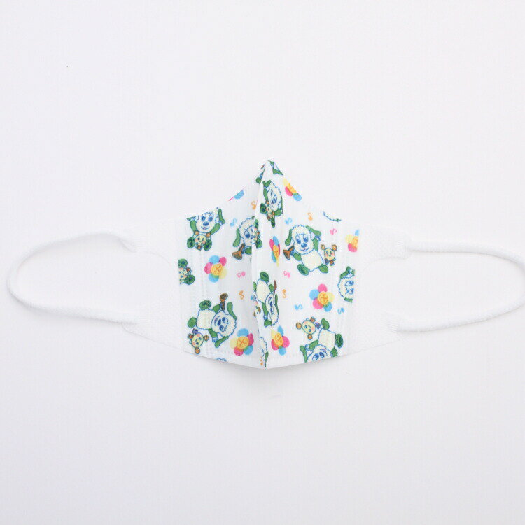 【ベビー用 不織布マスク いないいないばあっ】 5枚入 立体マスク 【いないいないばあっ!/MSKB1】 キャラクター NHK いないいないばあっ マスク 花粉...