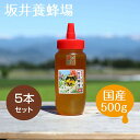 【レビュー特典】【はちみつ 国産2.5kg 500g×5本セット】国産百花蜂蜜【H500/坂井養蜂場】ハチミツ ハニー 百花蜜 スイーツ パンケーキ 上質 上品...
