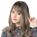 【レビュー特典】【ハロウィン コスプレ ウィッグ】WIGGY RICH ウェーブミディアム(ミルクティアッシュG)コスチューム コスプレ 衣装 忘年会 ハロウィ...
