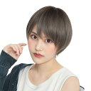 【ハロウィン コスプレ ウィッグ】WIGGY RICH マニッシュショート(ホワイトアッシュG) ■ コスチューム コスプレ 衣装 忘年会 ハロウィーン パーテ...