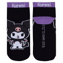 【子供靴下 クロミ】ソックス【クロミ/SOX1】子供用靴下 子ども用 こども キッズ 可愛い かわいい サンリオ マイメロディ キャラクター 靴下 くるぶしソックス くつした くつ下 綿100 くるぶし丈 アンクル丈 23～25cm ショート丈 スニーカー 女の子 プレゼント スケーター