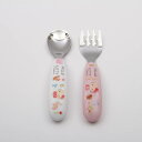 ステンレス製スプーン&フォークセット【ハローキティフォレスト フレンズ/SFBS1】【メール便発送】 子供用 幼児 子ども キッズ ベビー 赤ちゃん 食事 ごは...