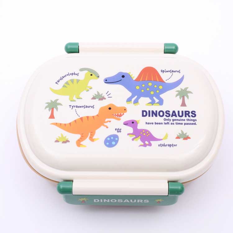 【ランチボックス 恐竜】抗菌ふわっとタイトランチBOX【DINOSAURS ピクチャーブック/QAF2BAAG】お弁当箱 こども 子ども 子供 キッズ用 ドーム...