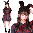 早割【レビュー特典】ハロウィン コスプレ ネオゾンビ ブラッディバニードール ■ セクシー キュート かわいい 可愛い うさぎ ウサギ うさ耳 レディース 女性用 コスチューム 衣装 仮装 コーデ ハロウィーン パーティー 出し物 撮影会 NEO ZOMBIE バニーガール ホラー