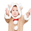 マシュマロトナカイ Baby ■ クリスマス コスプレ かわいい 可愛い キュート アニマル サンタクロース 赤ちゃん ベビー キッズ 子ども 子供 コスチュー...