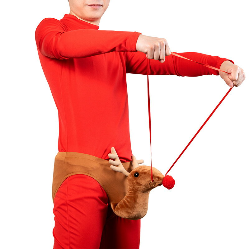 クリスマスコスプレ 男 トナカイジョークパンツ ■ おもしろい 面白い メンズ 男性用 コスチューム 衣装 仮装 コーデ ハロウィン ハロウィーン パーティー ...