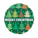 クリスマスバルーン デコレイティブ クリスマスツリーズ 14L モミの木【風船のみ】【アルミバルーン】