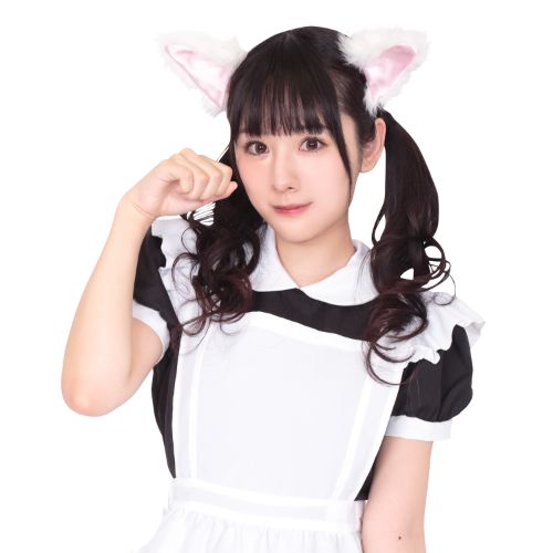 ハロウィン コスプレ 女 猫 けもみみピン 白ねこ ■ かわいい キュート おしゃれ しろねこ シロネコ 猫耳 つけ耳 ヘアピン ヘアアクセ ヘッドアクセサリー...