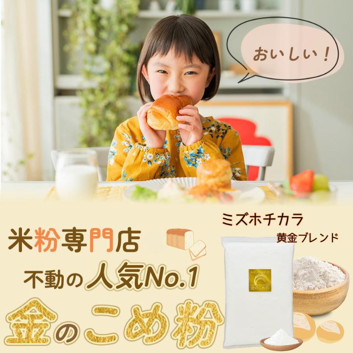 【D'sTs直営店】 金の 米粉 パン用 ミズホチカラ ◆あす楽対応◆ 2kg グルテンフリー パン用米粉 国産 米..